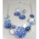 Schmuckset Baum blau