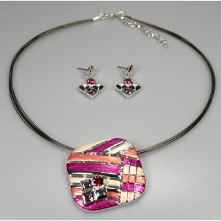 Schmuckset pink-multi