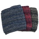 Strickschlauch mit Fleece multicolor ca. 30 x 30 cm