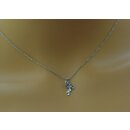 Edelstahl Kette Flamingo silber